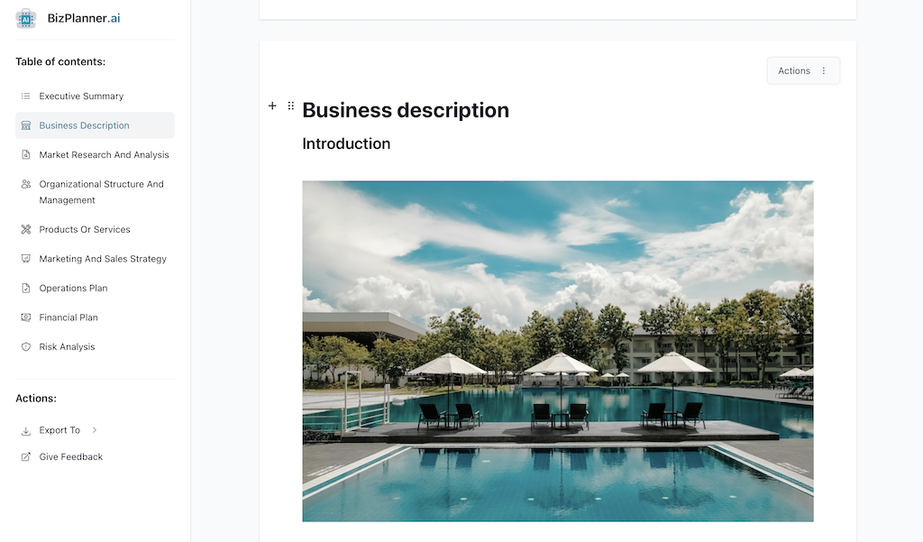 New Feature: Add Images to Your Business Plan