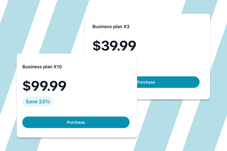 New Bulk Purchase Feature: Save on Multiple Business Plans