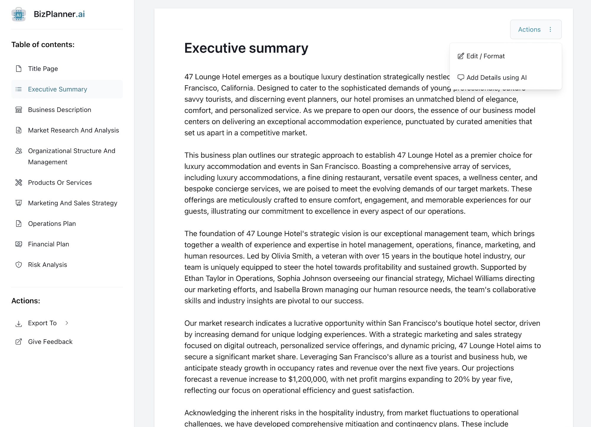 AI Business Plan Generator Get Your Business Plan In 15 Minutes