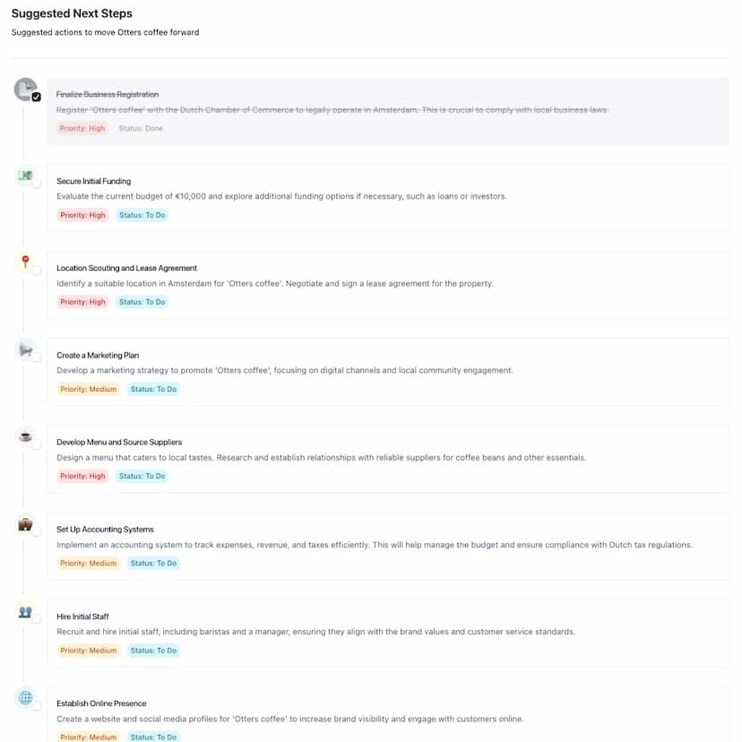 Suggested Next Steps